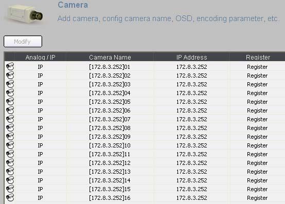 9.2.3 Camera Settings Click to set the