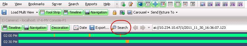 How to Search for Alarms 1. In Symphony, click the Search icon. 2.