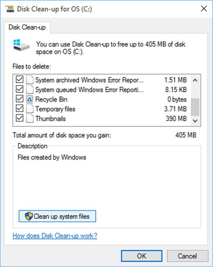 Disk Cleanup Note: Have all your important file backed up, before starting this process. It could take some time depending on the amount of files 1. Go to the Start button 2.
