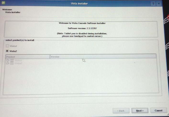 To install the dual boot software make sure that both the Vista1 and Vista2 check boxes are selected and click the Next