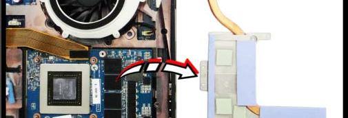 Remove the screws and VGA heat sink-1. c.