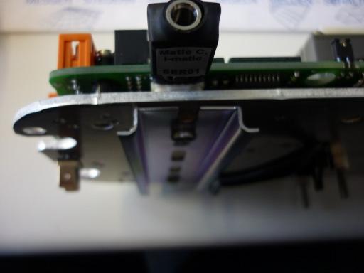 5) The following pictures show the position of the interface connector for the SER01 adaptor on the DMC - 02 unit -