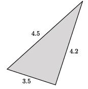 the measurements of the legs and hypotenuse into the theorem and