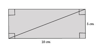 cm and 10 cm, as shown, find the
