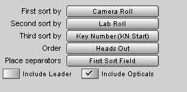 Cut List Options That Are List Specific Pull and Scene Assemble Lists Table 7 describes options specific to pull and to scene assemble lists.
