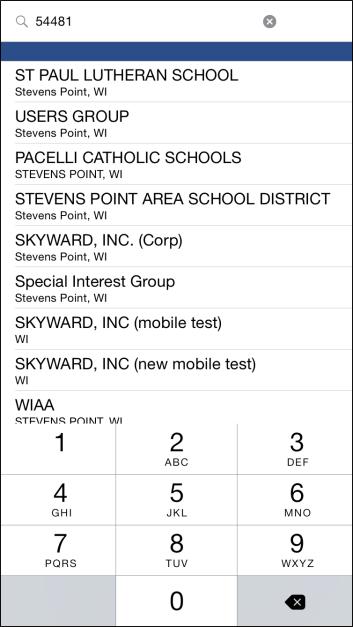 Application Account Setup & Maintenance Initial Account Setup Account Maintenance The Skyward Mobile Access application is available for free download onto ios, Android, and Windows devices from
