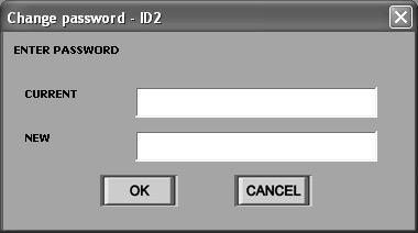 INITIAL SETUP (SETUP WINDOW) (User Level: ID4) 4 LOG-IN PASSWORD (Default setting: ID1: 1111, ID2: 2222, ID3: 3333, ID4: 4444) You can set the passwords for different user levels by the following