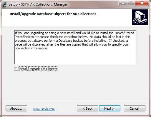 Page 16 of 33 Reinstalling AR Collections Manager To reinstall the AR Collections Manager applications, run setup.exe from the folder where you unzipped the AR Collections Manager Install.