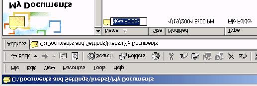 2b. Continued Step 2b- Double click on the icon for the My Documents folder. 3.