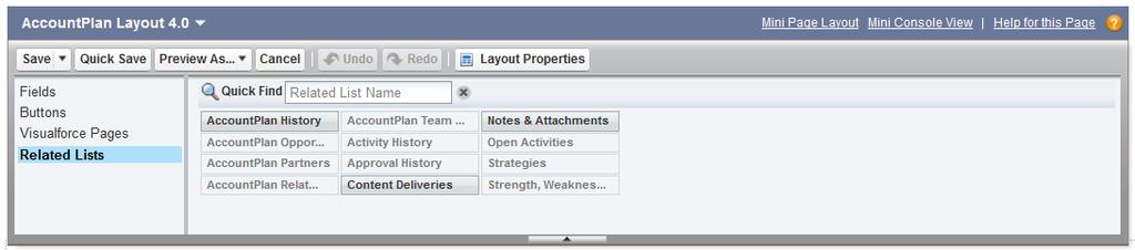 OPTIONAL: ATTACH FILES TO PLAN 1. Setup -> create -> objects 2. Click on AccountPlan -> edit In Enterprise, Unlimited Edition: 3.