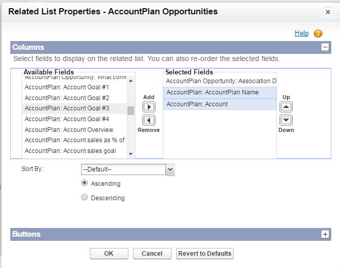 The Opportunity page will now have this section in it. Users can add the opportunity into the Account Plan from the Opportunity page using this section.