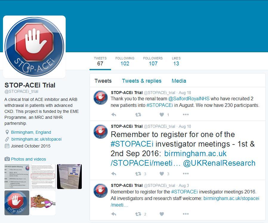 STOP-ACEi Twitter Join over 100 other
