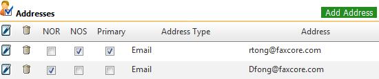 Select the required Address Type.