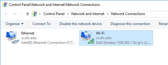 How to Change Wi-Fi setting on a Windows 10 PC Right Click on the Wi-Fi Icon o In the menu that appears select Open Network and Sharing Center In