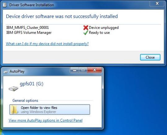 21. After reboot, G drive may take a 2 minutes to shown up on