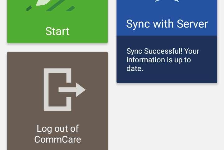 Sync with Server: To To upload new records you have recorded and download records recorded by other surgeons and recorders you must sync the app with the system