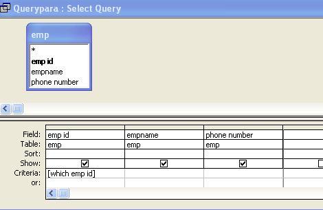 Microsoft Access Queries 2. Create your query. 3.