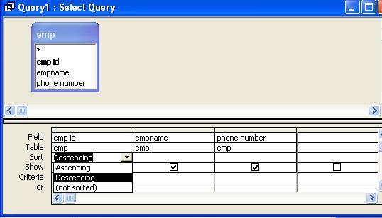 Office Automation 10.3.5 Modify a Query Once a query is created, it can be modified. To modify query simply open the query in Query Design view and make the changes.