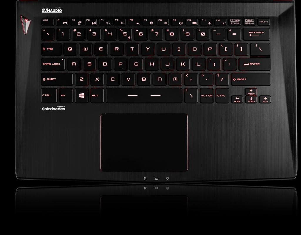 Keyboard by SteelSeries More Space, more precisely Extra large key cap can help gamers to play more fluently.