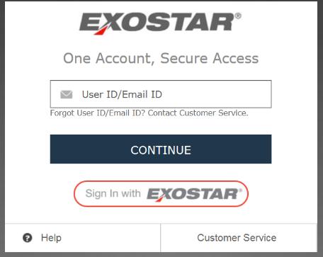 2. Enter your User ID or Email address. Click Continue. SSO/EAG users will have a cookie installed which redirects to your organization R-IdP.
