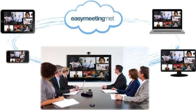 This is a service where you seamlessly can collaborate with any videoconferencing system, and or Win/Mac, iphone and or ipad. To join in, you smply dial the easynumber and meet everyone.