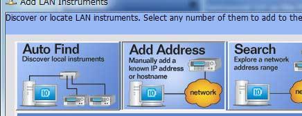 [ Add Address ] : 測定器の IP