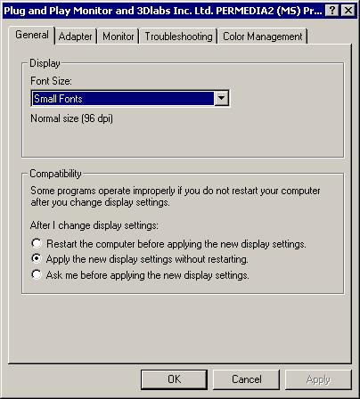 162 Chapter 4 Configuring the Windows 2000 Environment the monitor Properties dialog box, as shown in Figure 4.33.