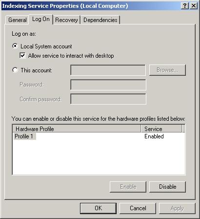 Managing Windows 2000 Services 193 Configuring General Service Properties The General tab of the service Properties dialog box (see Figure 4.