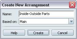 3. To create a new arrangement: In the Arrange By list, select Create New Arrangement.