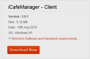 Downloading icafemanager Client Installer 1. Visit the website: http://www.icafemanager.com 2. Browse to the Downloads section. 3.