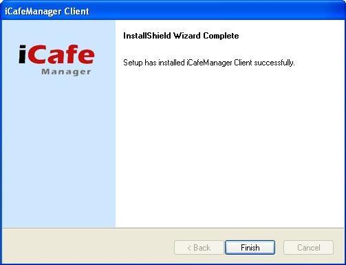Figure 6: Installing files required to run icafemanager Client 5.