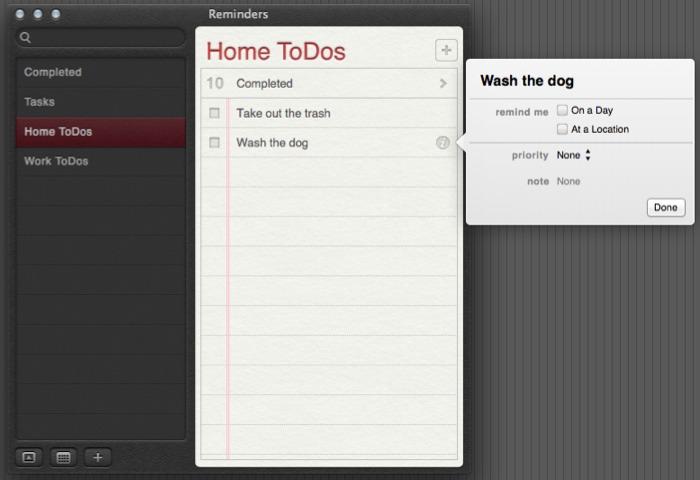 What can you do in the Reminders app 1. Create todo lists, add due dates, and add reminders to specific tasks 2.