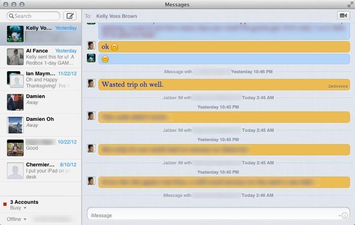 By default, you can see a preview of the last message sent in each conversation next to the contact s picture.