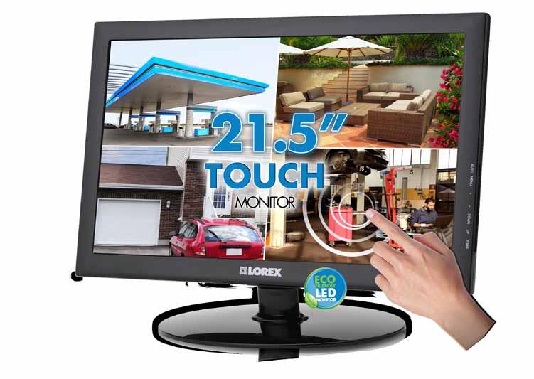 21.5 led touch MONITOR Intuitive, optical, multi-touch screen operation 1080P (1920 x 1080) resolution Built-in speakers