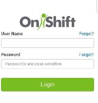 OnShift for Schedules: - To log in, you can go to onshift.