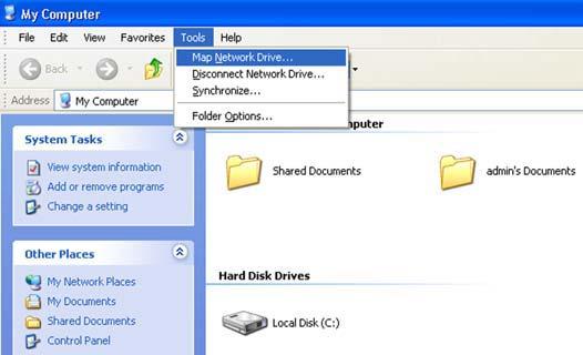 Once you have finished mapping the Share folder to your PC as a network drive, it will appear in this category.