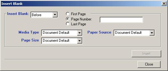 COMMAND WORKSTATION WINDOWS EDITION 25 TO DEFINE MEDIA FOR SPECIFIC PAGES 1 In the Mixed Media dialog box, click Define Page Range. The Page/Page Range Media dialog box appears.