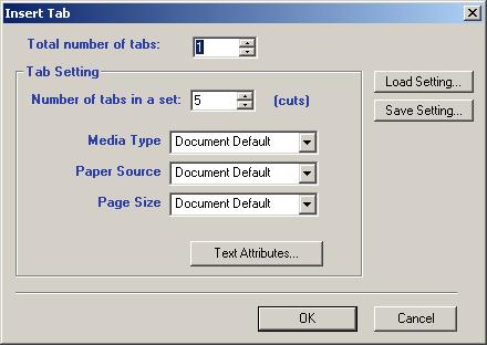 COMMAND WORKSTATION WINDOWS EDITION 26 Insert Tab The Insert Tab feature allows you to automatically insert tab pages throughout a job.