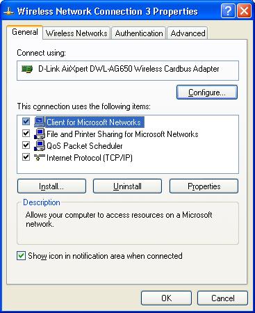 10 IP Address Configuration To connect to a network, make sure the proper network settings are configured for DWL-AG650.