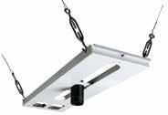 adjustable carriage allows for simple projector positioning below a 2' x 2' or 2' x 4' ceiling tile Convenient includes
