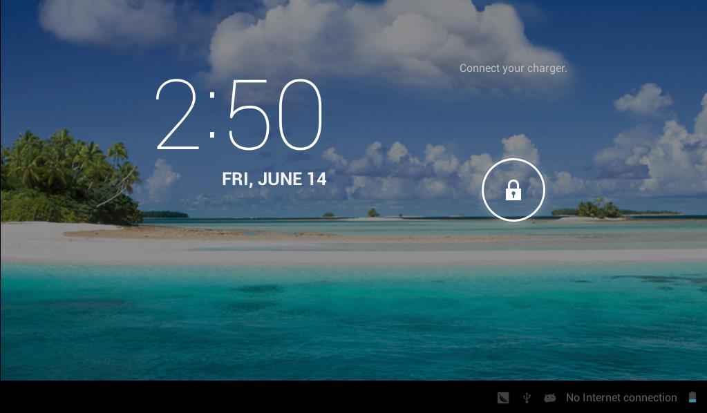 1.5 Lock and unlock the screen Lock You can set the sleep time in the system of