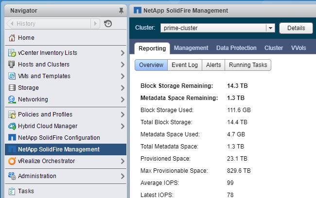 SolidFire mnode The SolidFire management node (mnode) is one of the two virtual machines automatically deployed and configured on every NetApp HCI system.