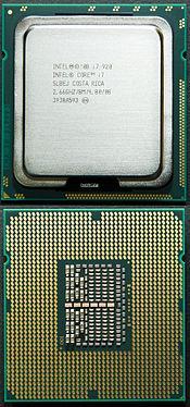 Today s Microprocessor Intel i7 Processor Technology 32nm process, 130W, 239 mm² die 3.46 GHz, 64-bit 6-core 12-thread processor Intel Corp.