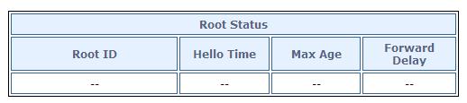 The Root Status screen in Figure 4-7-6 appears.