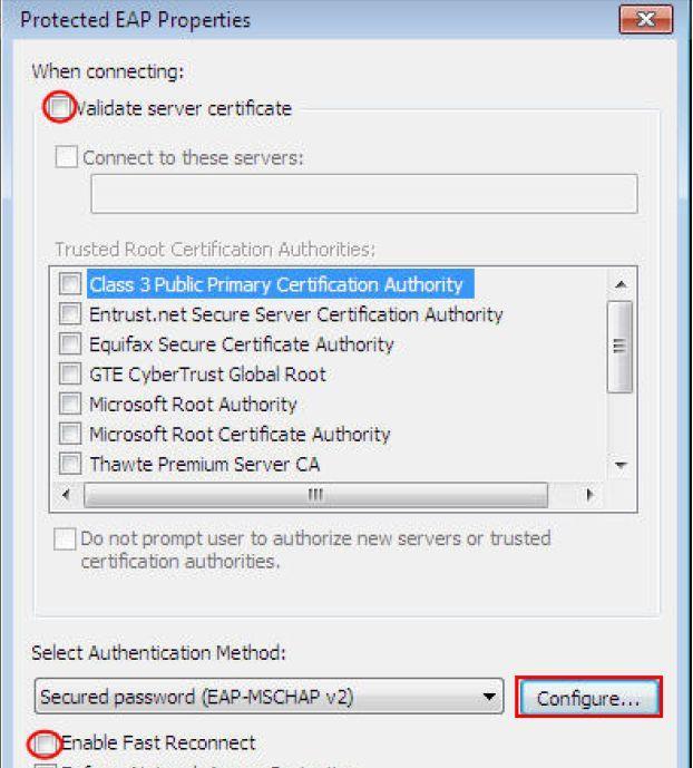 Check validate server certificate and check