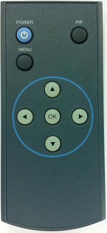 2.5 Remote control usage Key POWER & PIP MENU OK Unavailable Activating OSD menu Function Making a selection, changing image display Moving upward (If you press this button 2 seconds long, Hot key