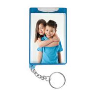 black, blue, and red 969 Double Photo Carabiner Keychain Insert size: 2"