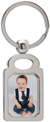 striped gift box 9033 Deluxe Metal Photo Keychain Insert size: 1" x