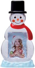 1775x Magnetic Photo Snow Globe Ornament Insert size: 2-3/4" x 2-1/4" curved Photo slips in