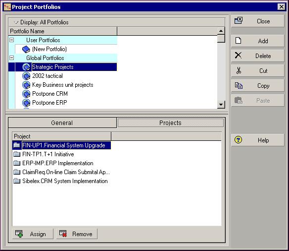 16 Part 1: Overview and Configuration Select who can access the selected portfolio.